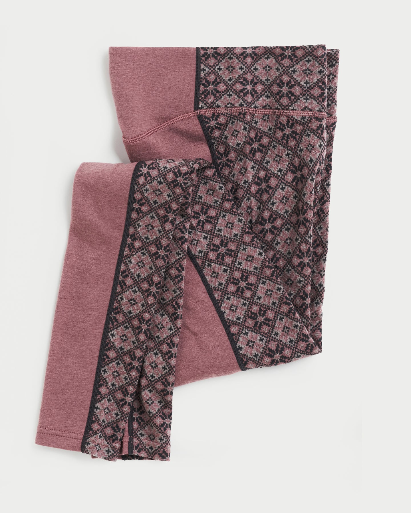 Rose Light Pant High Waisted - Dusty Dark Pink