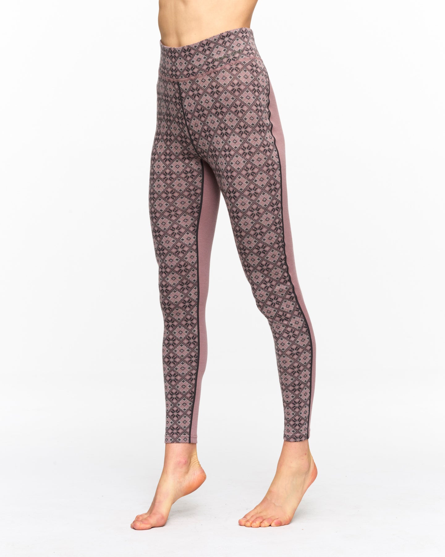 Rose Light Pant High Waisted - Dusty Dark Pink
