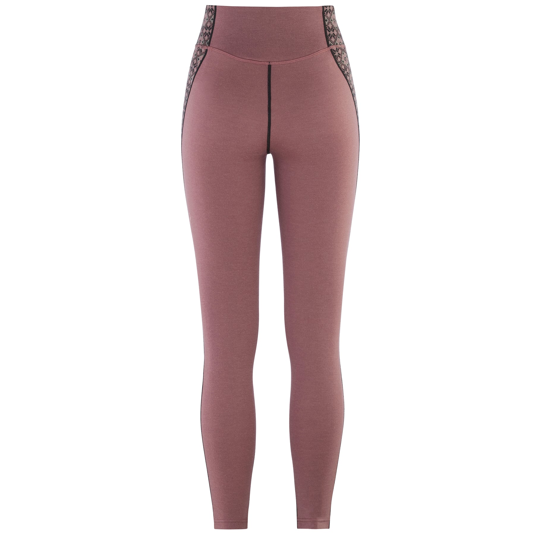 Rose Light Pant High Waisted - Dusty Dark Pink