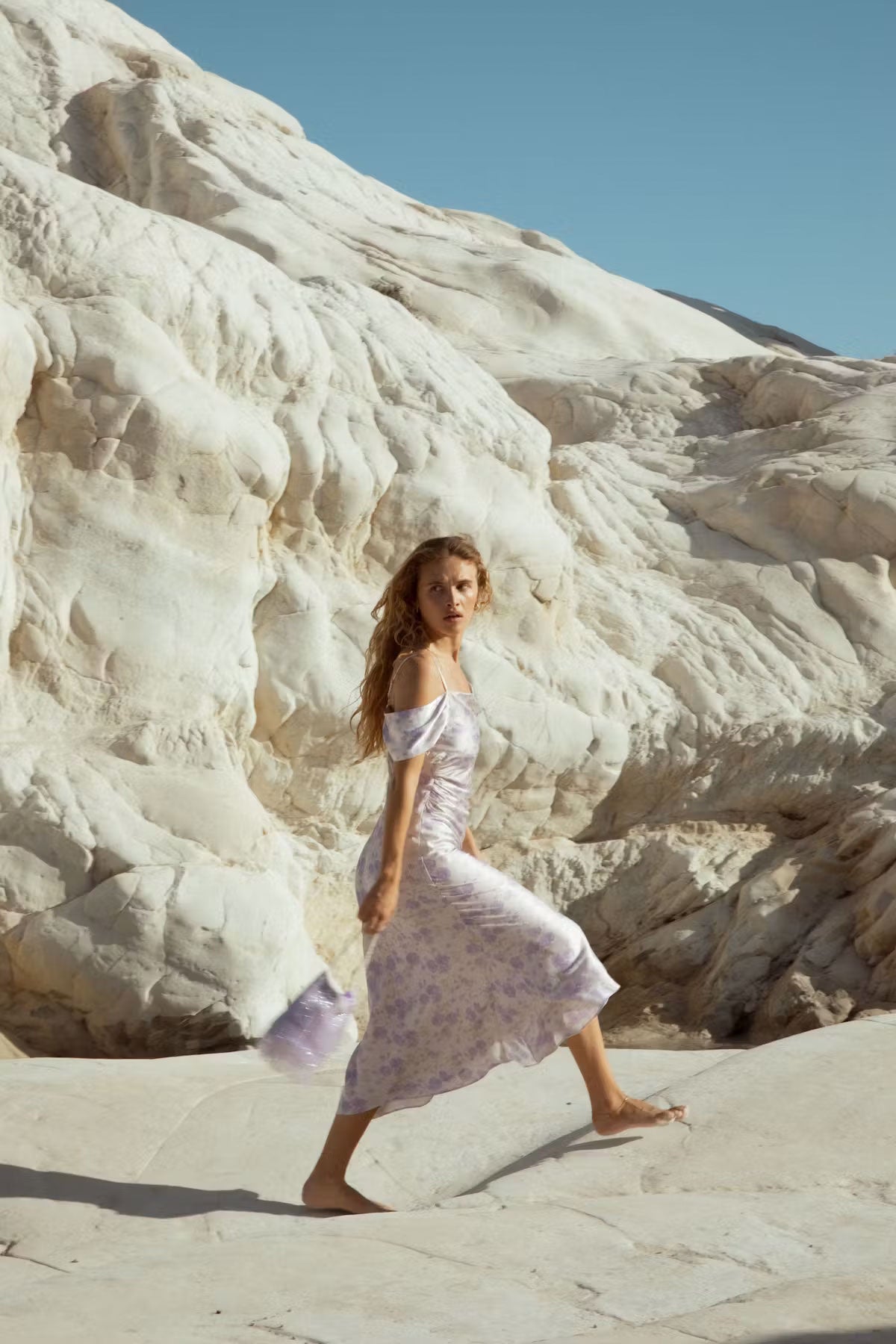 Lyra Dress - Lilac Jasmine Print