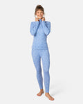 Edith Half Zip - Pastelljusblå