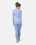 Edith Half Zip - Pastelljusblå