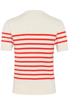 WallisIW Pullover - Red Stripe