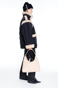 Stand Studio Dorothy Puffer Coat - Svart/Naturvit