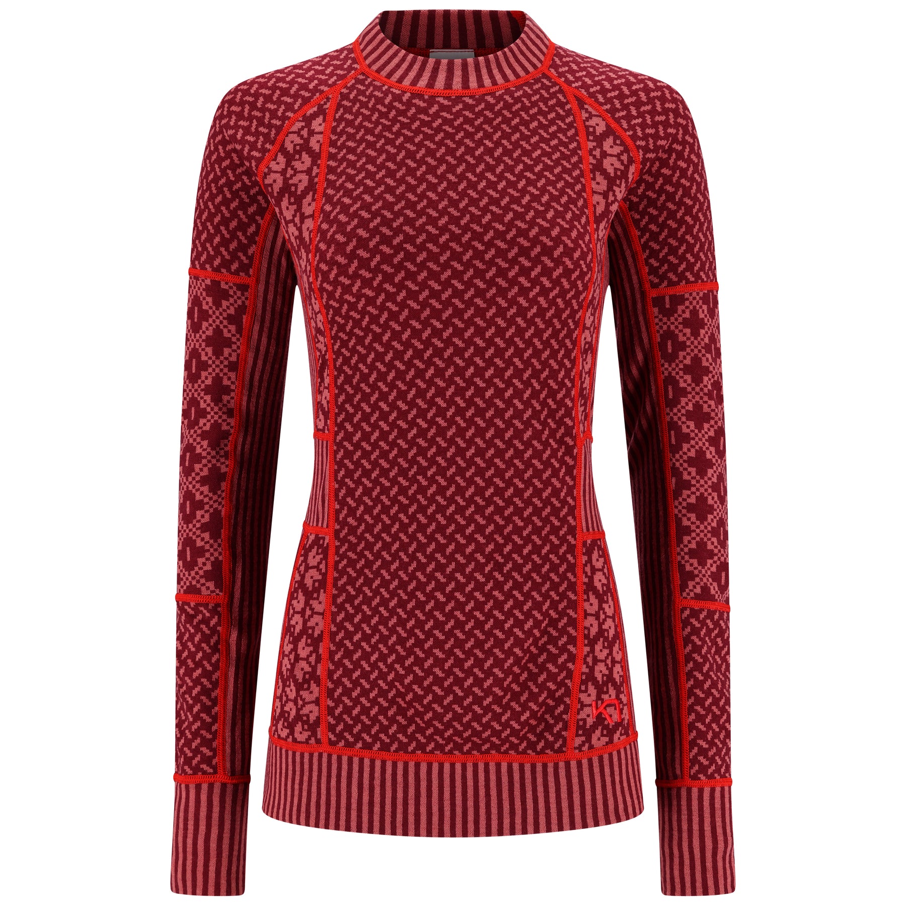 Smekker Long Sleeve - Burgundy Red