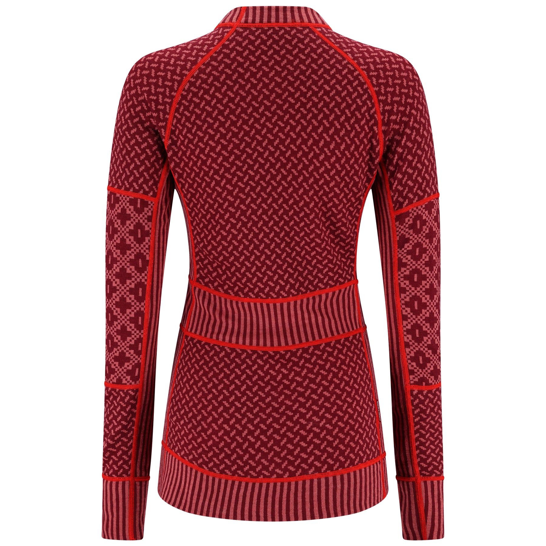 Smekker Long Sleeve - Burgundy Red