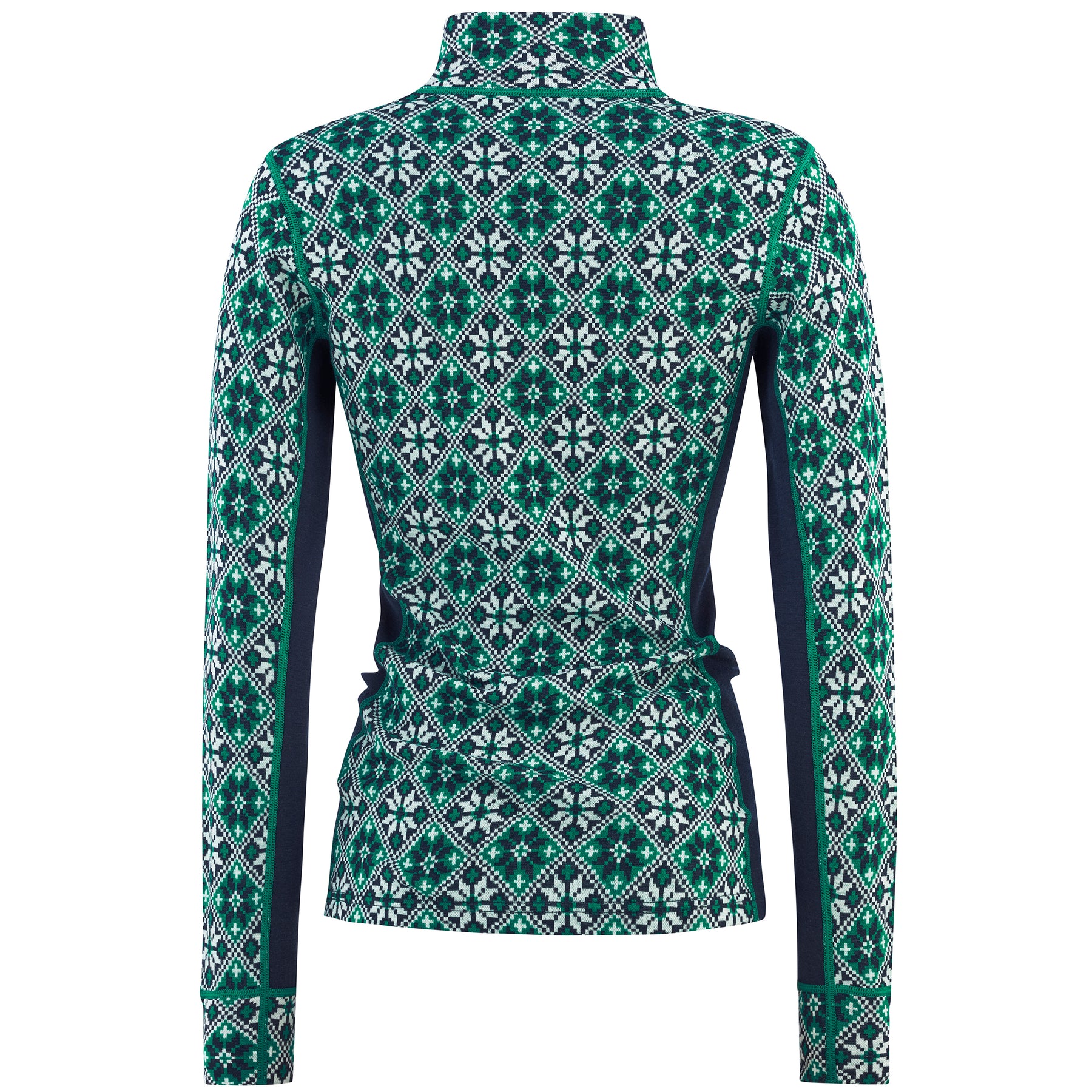 Rose Half Zip - Bright Green