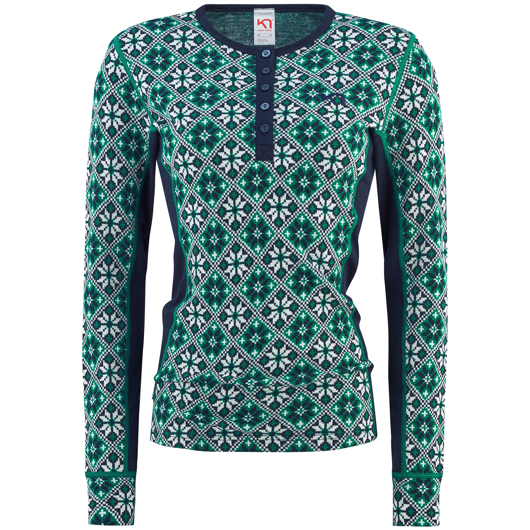 Rose Long Sleeve - Bright Green