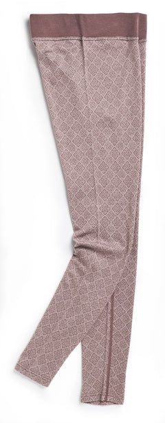 Voss Cashmere Mix Pants - Dusty Dark Pink