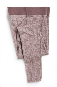 Voss Cashmere Mix Pants - Dusty Dark Pink