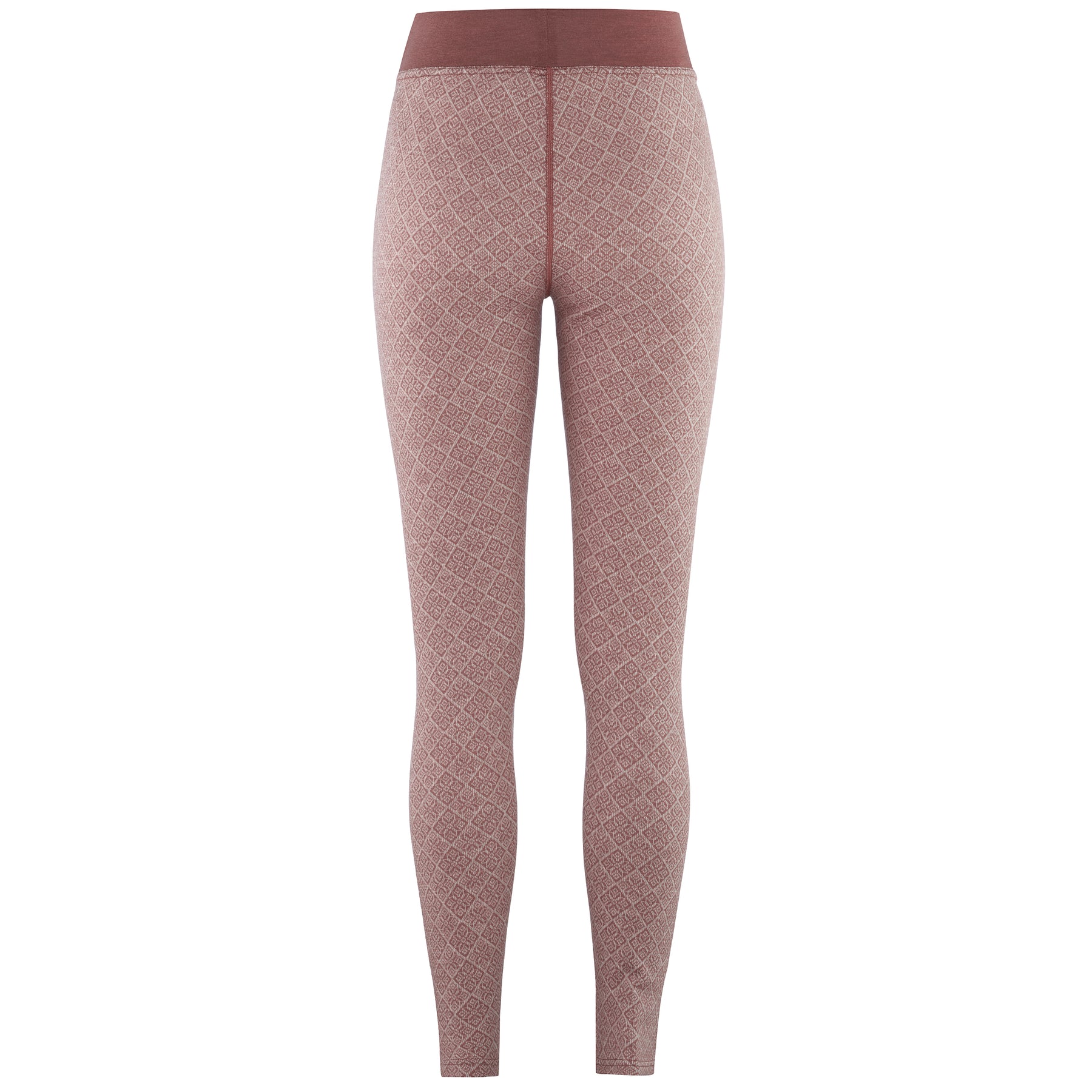 Voss Cashmere Mix Pants - Dusty Dark Pink