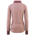 Voss Cashmere Mix Half Zip - Dusty Dark Pink