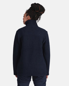Voss Wool Jacket - Dark Navy Blue