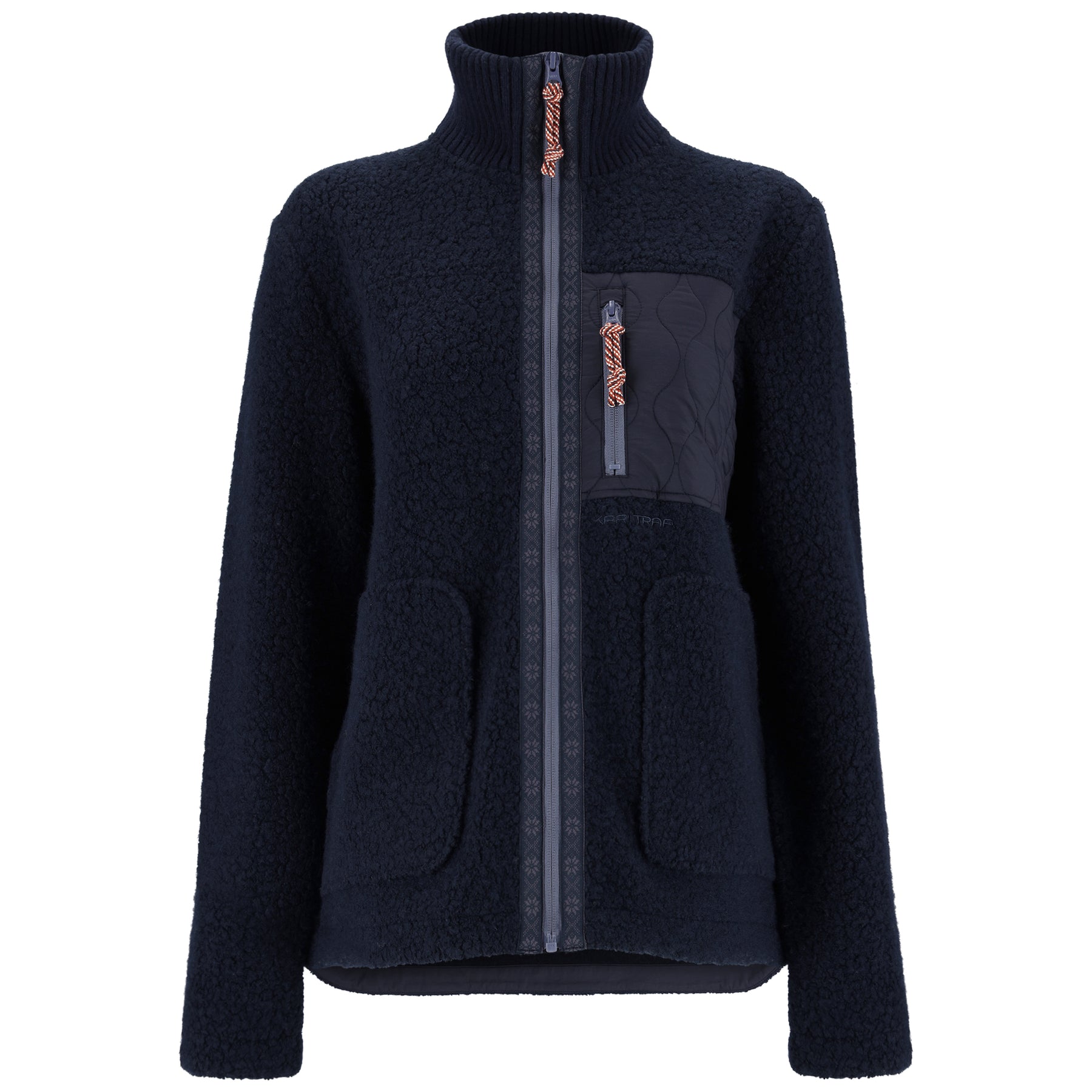 Voss Wool Jacket - Dark Navy Blue