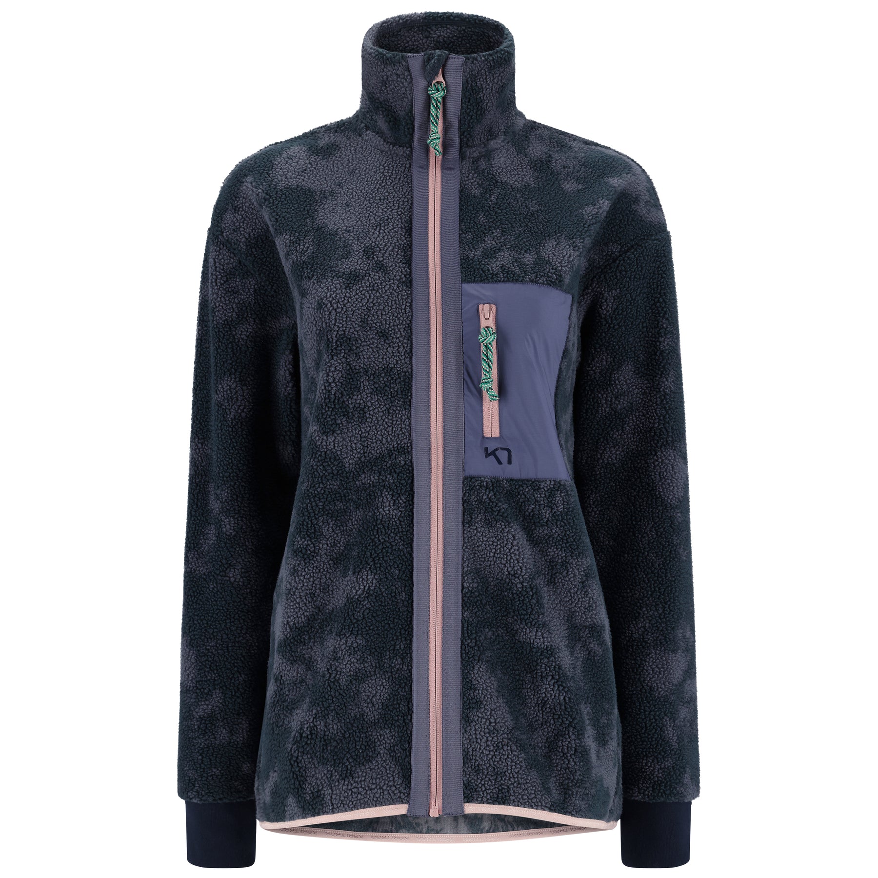 Ane Pile Jacket - Dark Navy Blue