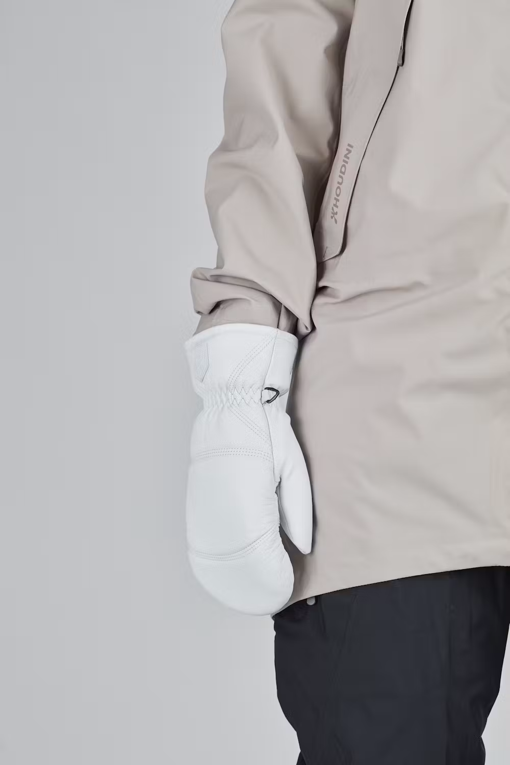 Hestra Leather Box Mitt - Offwhite
