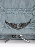 Rock Fringed Denim - Breeze