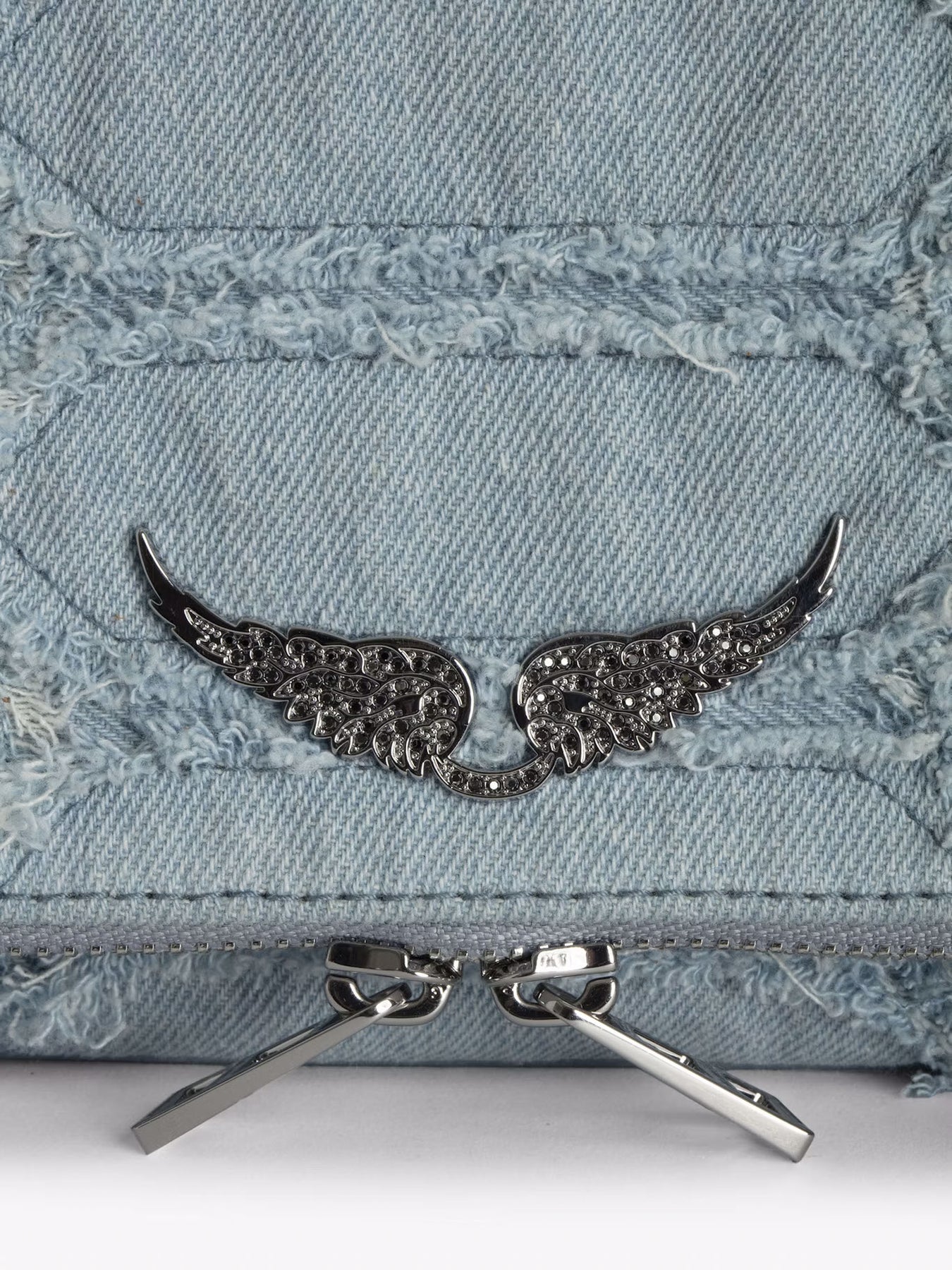 Rock Fringed Denim - Breeze