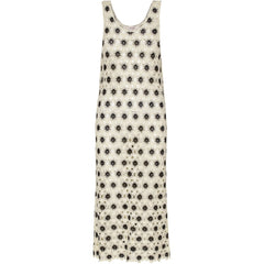Grass Crochet Dress - Sand/Black