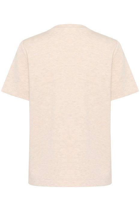 VincentIW Melange Karmen T-Shirt - Vanilla Melange