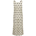 Grass Crochet Dress - Sand/Black