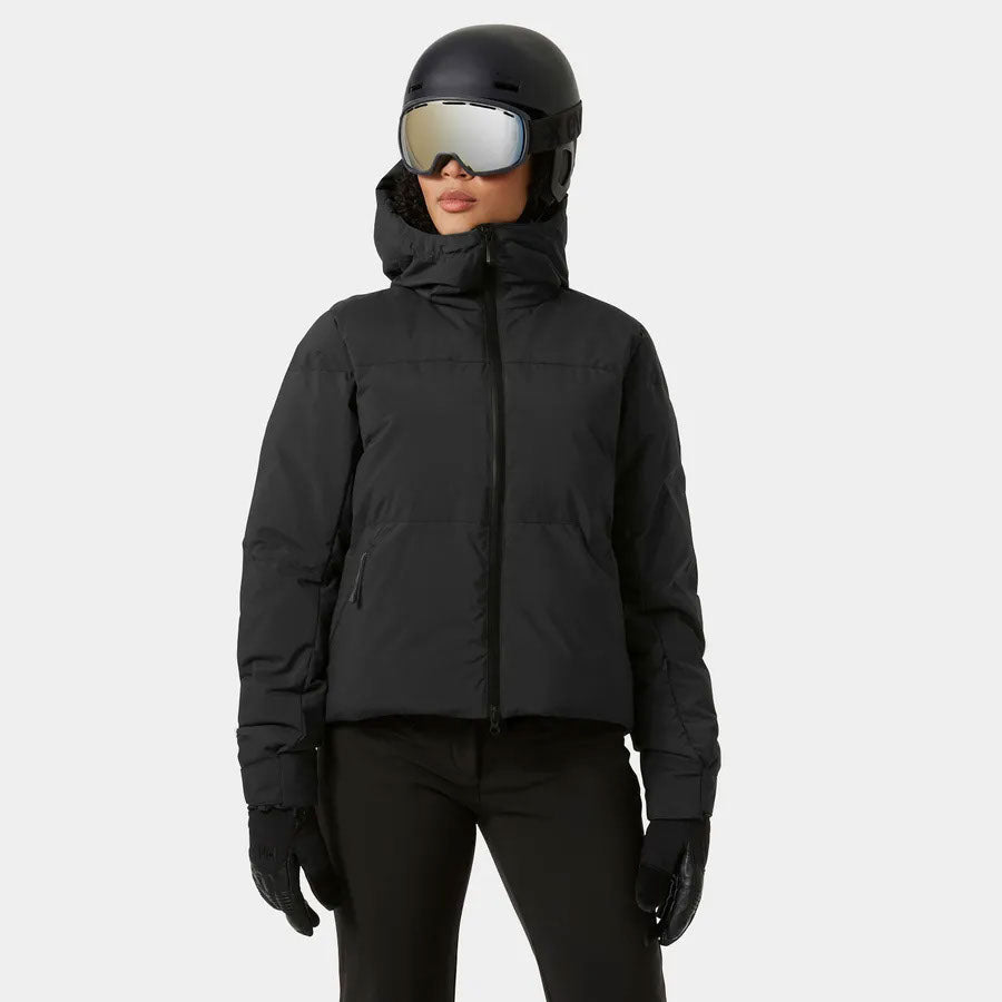 W Nora Short Puffy Jacket - Svart