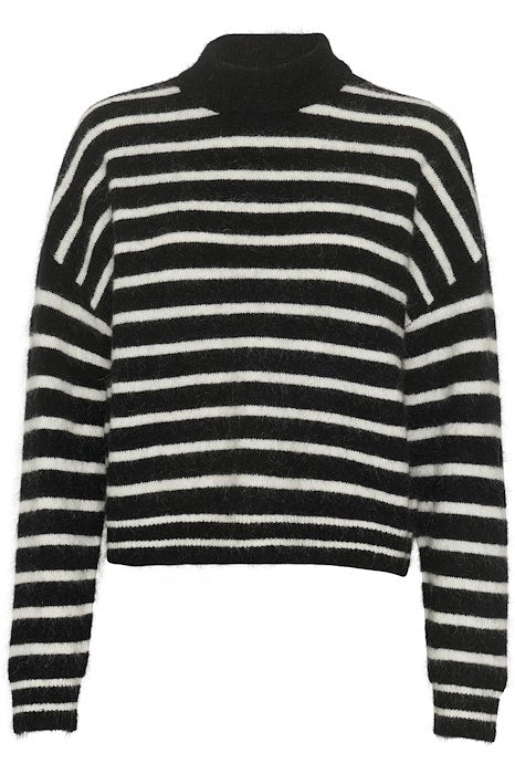 DebbieGZ Pullover - Black/White Striped