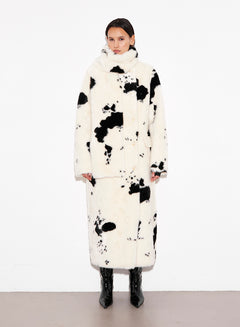 Palmer Coat - Black/Off White