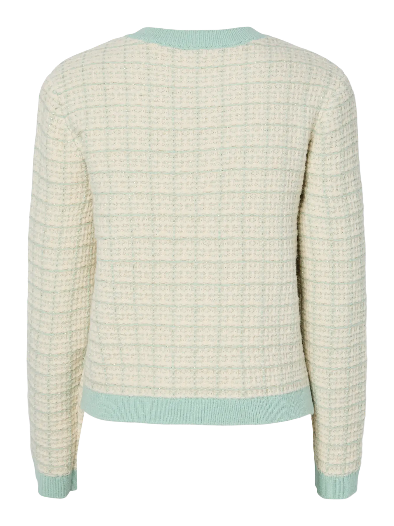 Yaslivia Ls Short Knit Cardigan - Lichen Birch