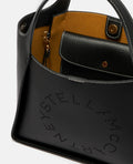 Logo Crossbody Tote Bag, Svart