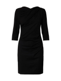 Ira-Carolina 3/4 Short Dress - Svart