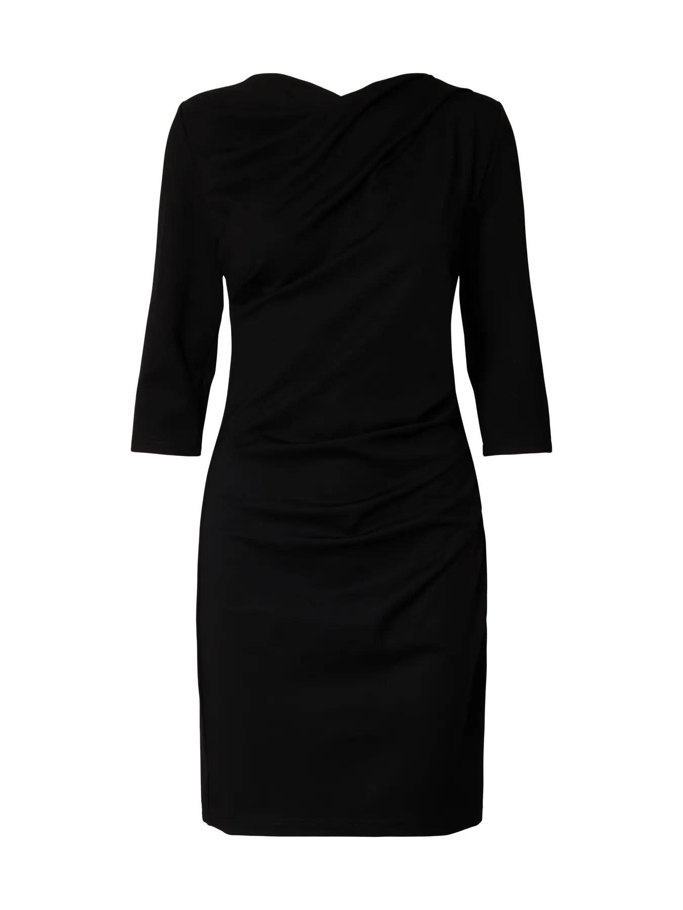 Ira-Carolina 3/4 Short Dress - Svart