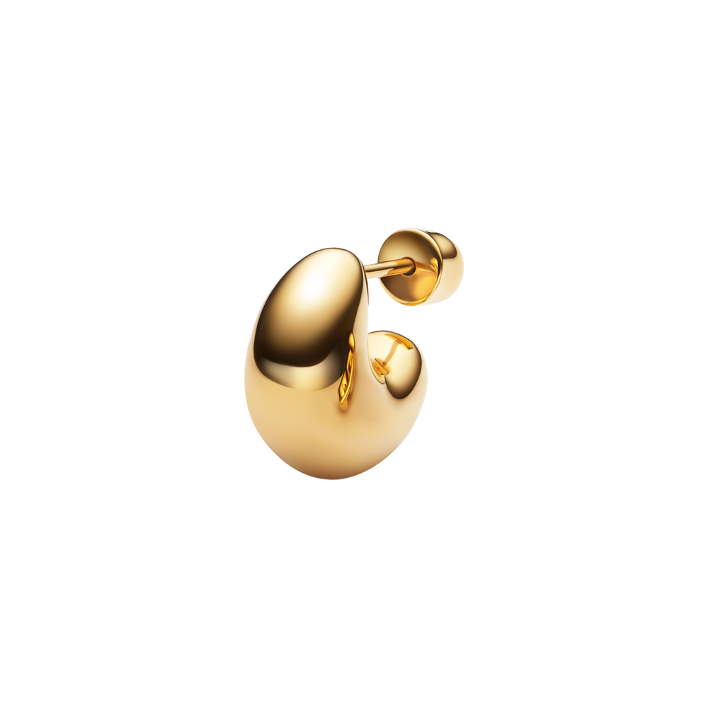 Tryvann Pillow Earring - Gold
