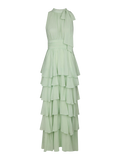 Marli Solid Chiffon Dress - Ljusgrön