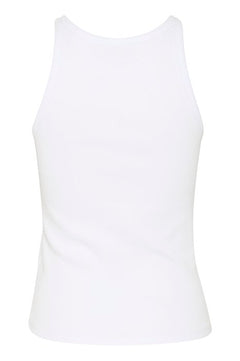 GZdrew Rhinestone Logo Tank - Bright White