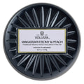 Mini Tin Candle - Makassar Ebony & Peach