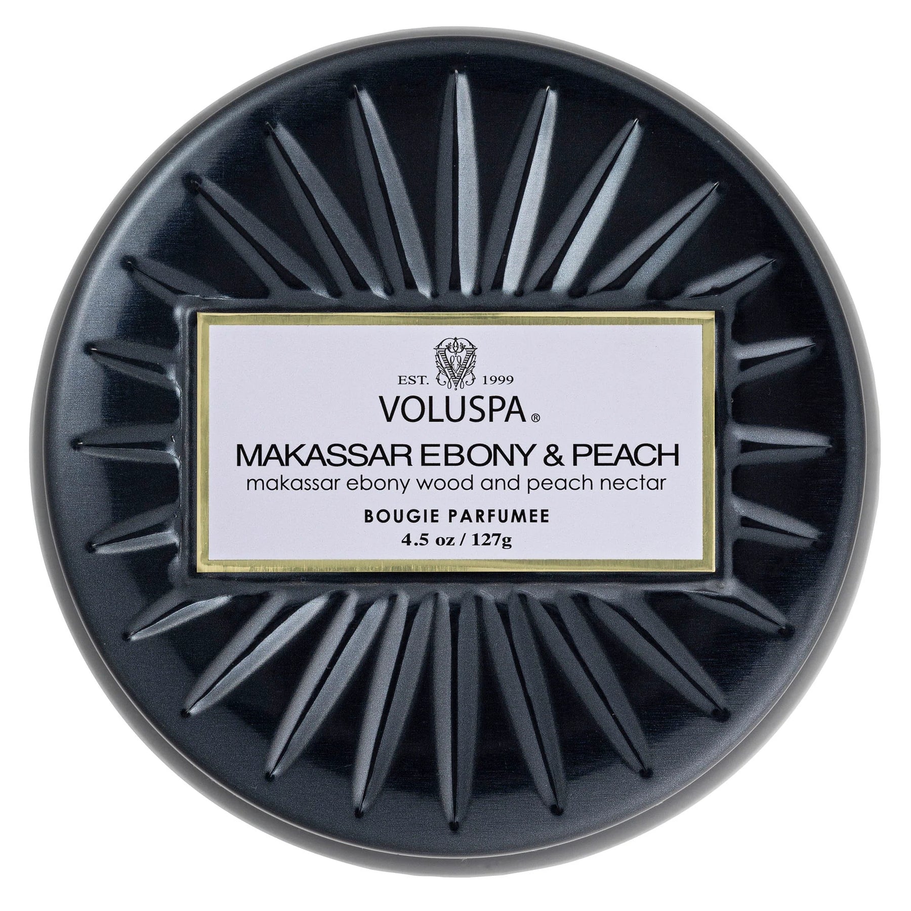 Mini Tin Candle - Makassar Ebony & Peach