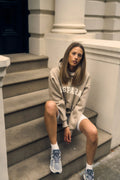 W. Varsity Hoodie - Sand