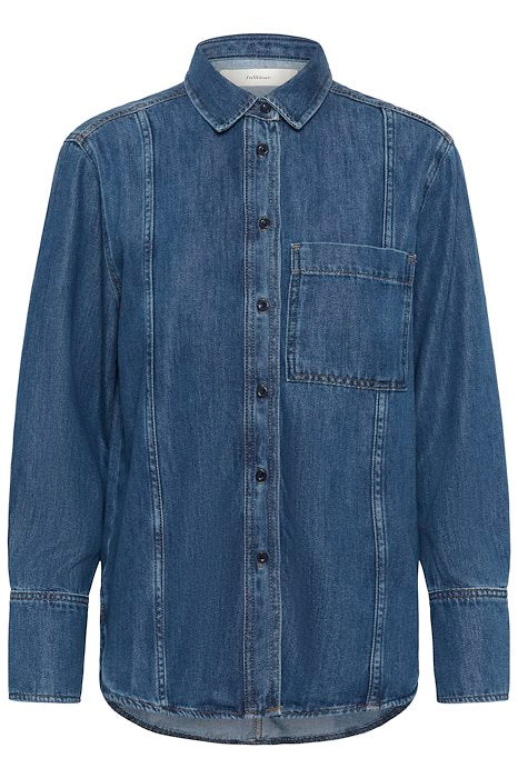 SophinaIW Classic Shirt - Washed Denim