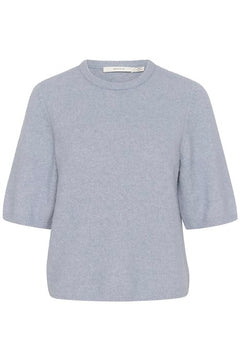 GZalpha Ss Tee - Grey Blue Melange