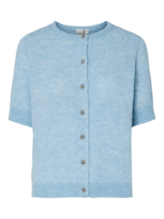 Yasannika Ss Cardigan - Clear Sky Melange