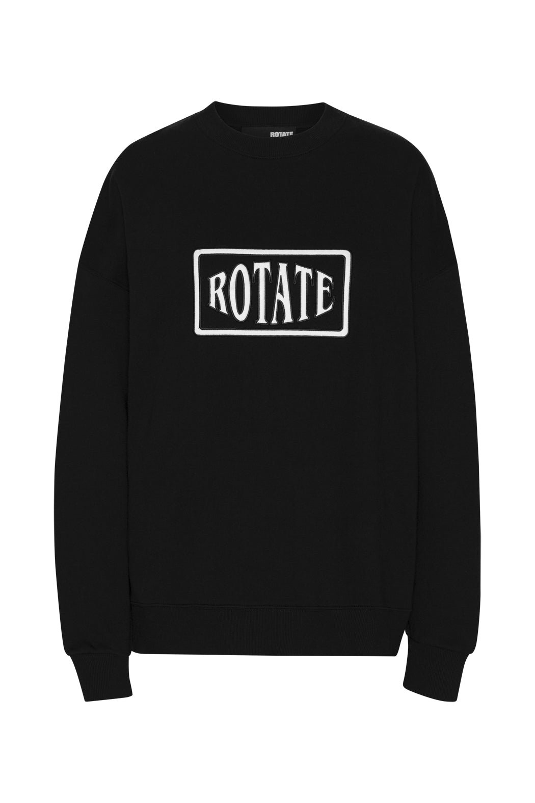 Sweat Crewneck With Logo - Svart