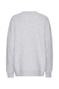 Sweat Crewneck With Logo - Light Grey Melange
