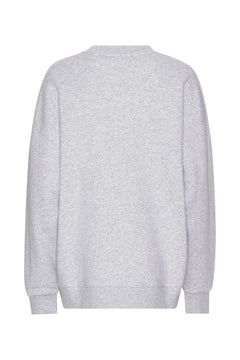 Sweat Crewneck With Logo - Light Grey Melange