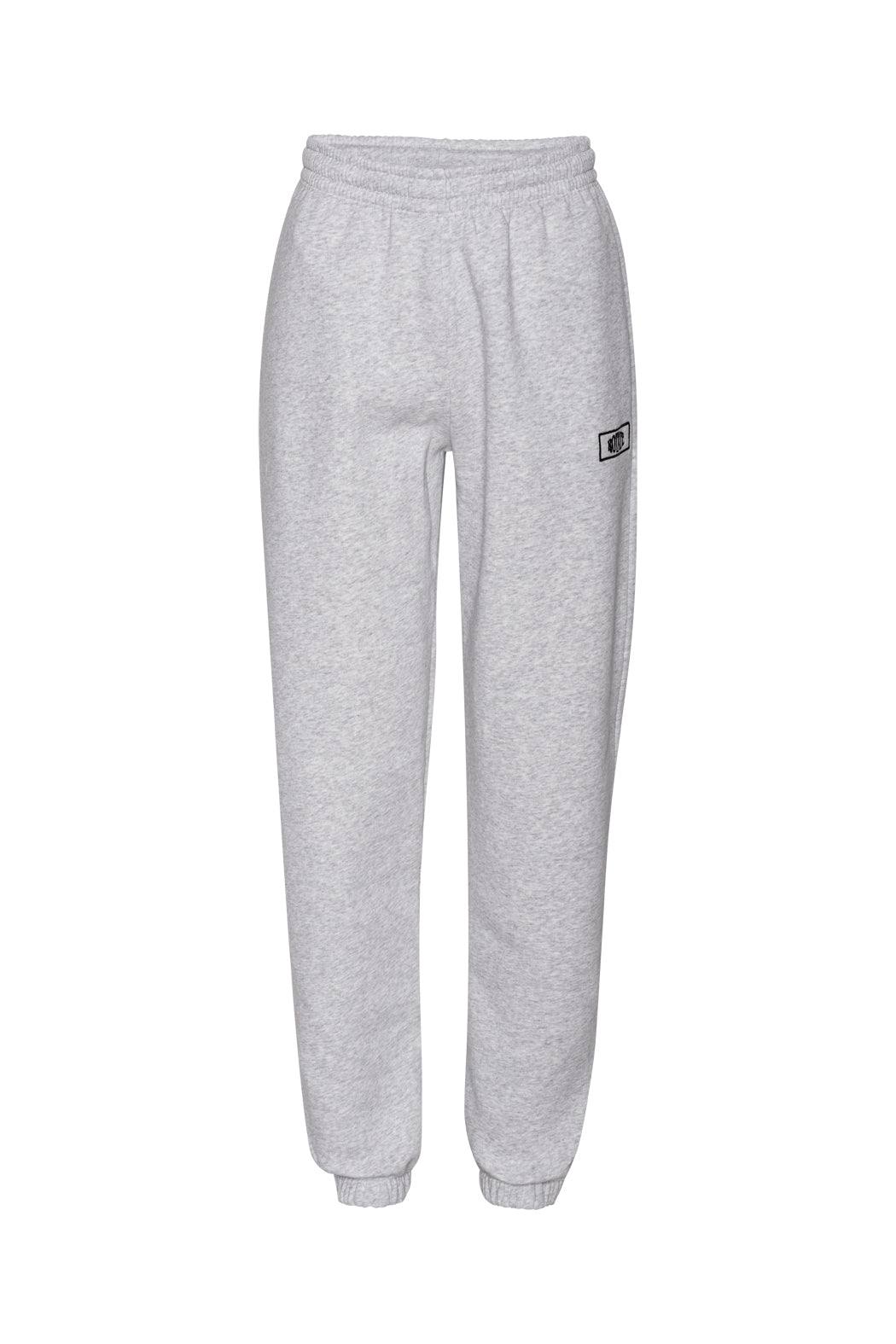 Sweatpants med logo - Ljusgrå melerad