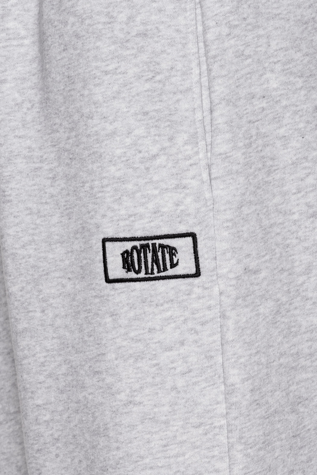 Sweatpants med logo - Ljusgrå melerad
