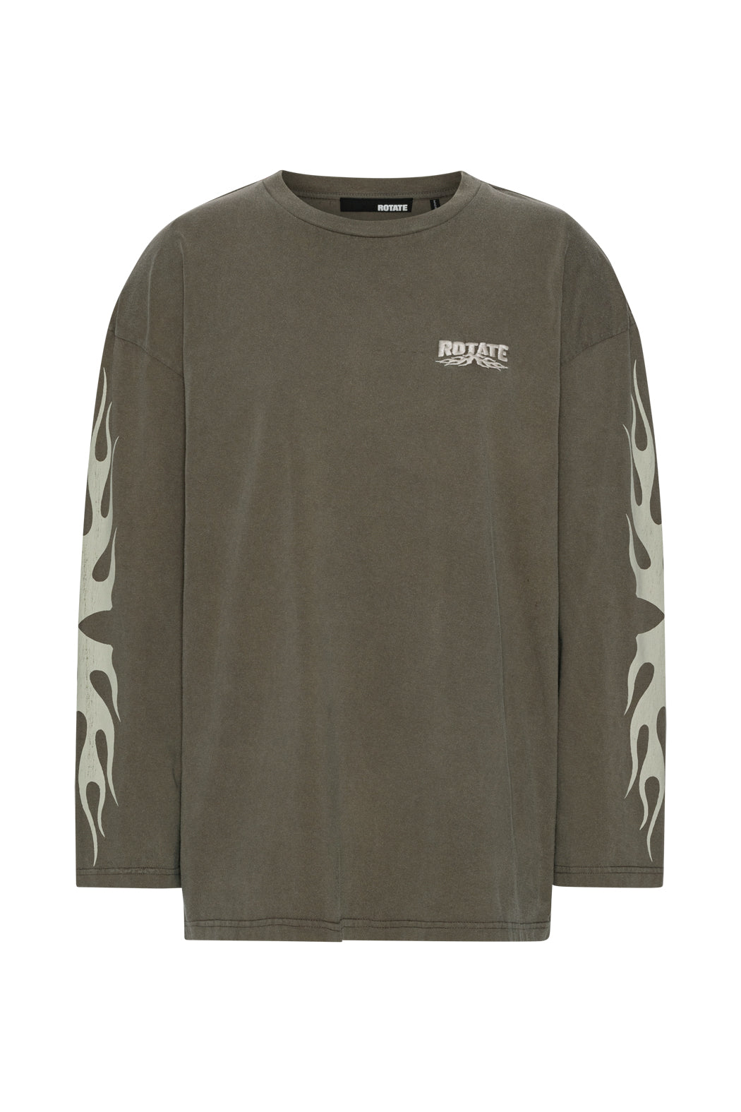 ROTATE Birger Christensen Enzyme Long Sleeve Shirt - Sea Turtle