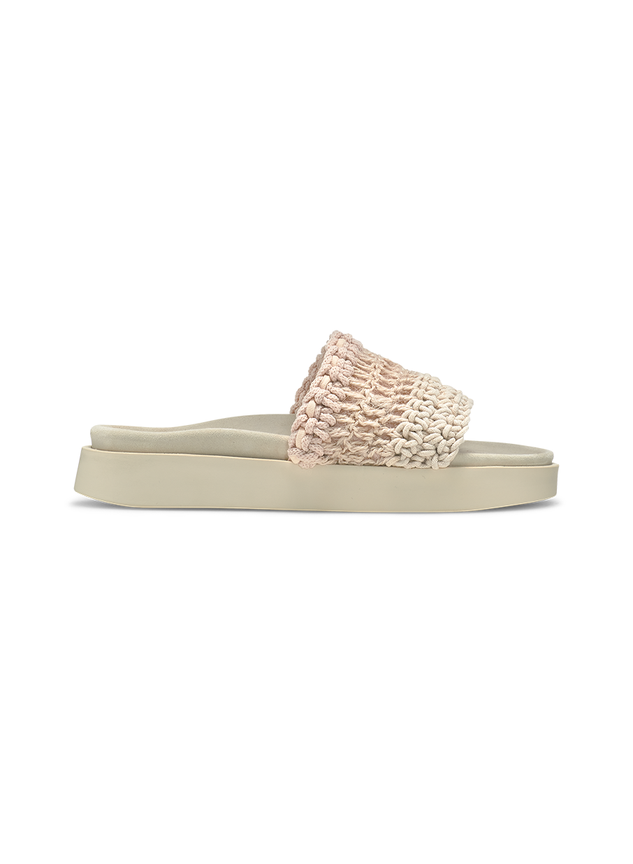Loose Knitted Sandaler - Grå