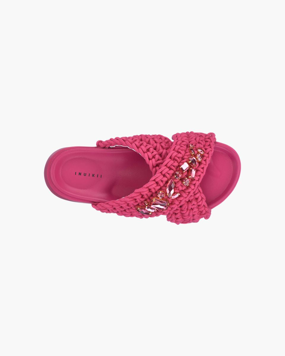 Woven Stones -  Fuchsia