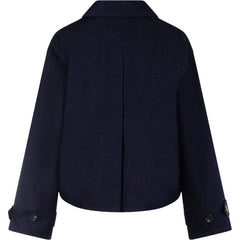 Cicely Trenchcoat - Dark Navy Denim